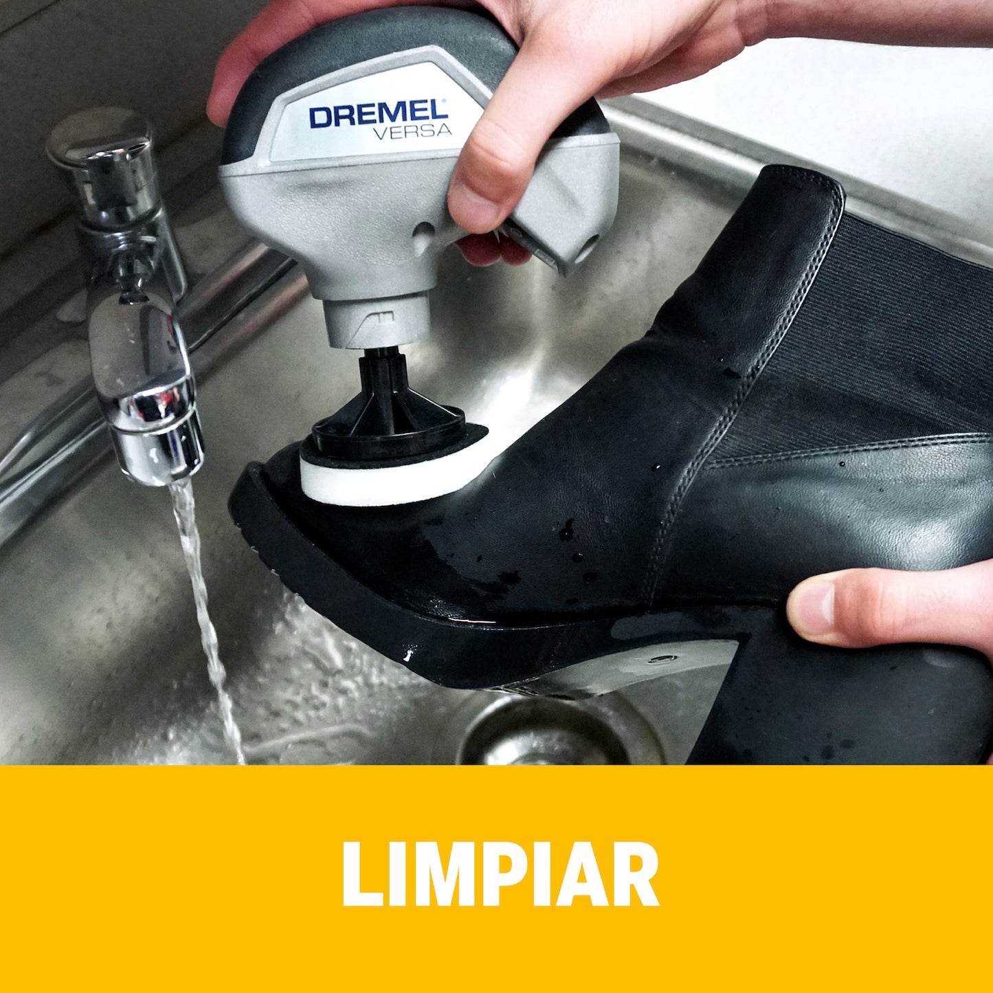 Dremel Versa Cepillo de Limpieza Portátil Inalámbrica Batería de 4VMax de Litio con 5 accesorios