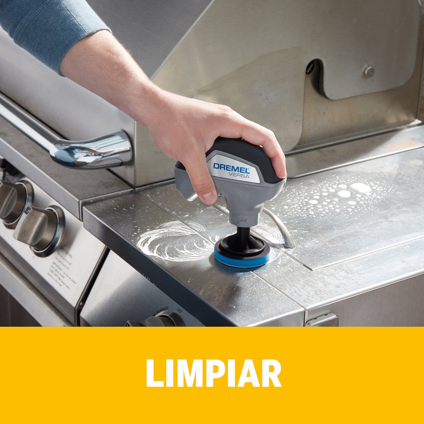 Dremel Versa Cepillo de Limpieza Portátil Inalámbrica Batería de 4VMax de Litio con 5 accesorios