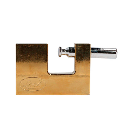 L22C70ELBB Candado de acero anti-cizalla 70 mm, latón brillante, Lock