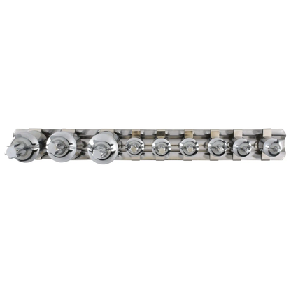 F4451T Juego de copas punta Torx cuadrante 1/4" y 3/8" 9 piezas T10 a T50