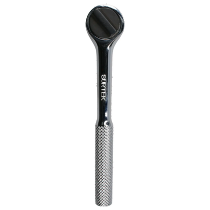 F4452A Ratchet 1/4" cabeza redonda mango moleteado