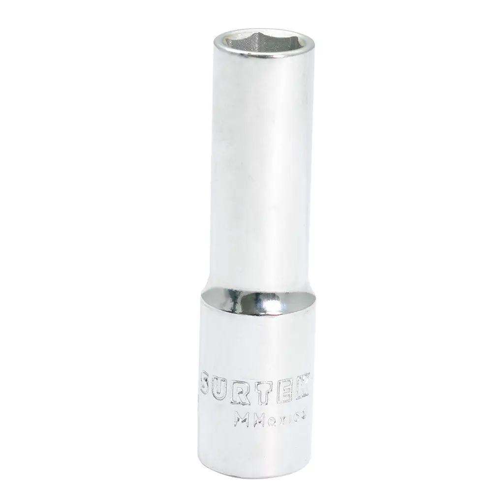 F5110HLM Copa larga 6 pt cuadrante 3/8" de 10 mm recubierta en Cr-Ni