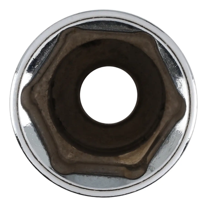 F5122HL Copa larga cuadrante 6 pt 3/8" de 11/16" recubierta en Cr-Ni