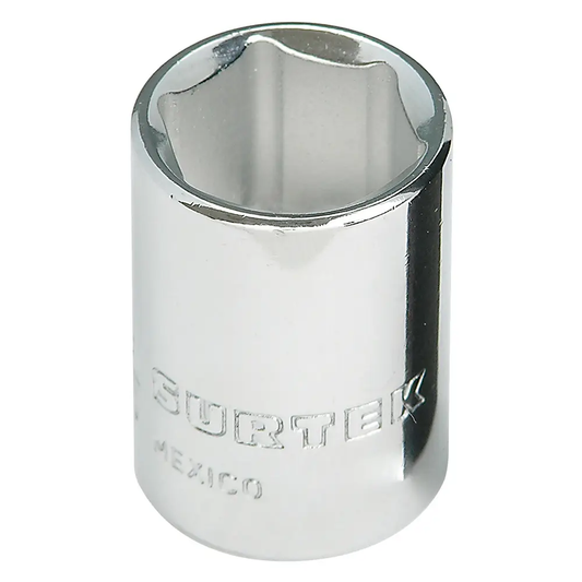 F5112HM Copa 6 pt cuadrante 3/8" de 12 mm recubierta en Cr-Ni
