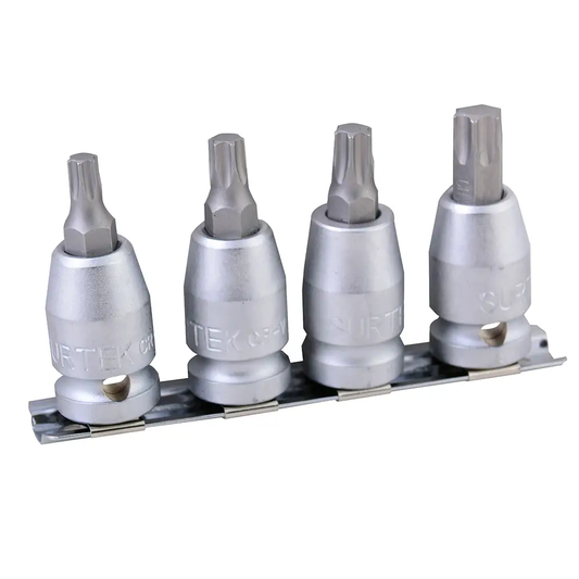 F5800T Juego de copas punta Torx cuadrante 1/2" 4 piezas