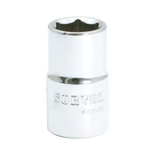 F5812H Copa de 6 puntas, cuadrante 1/2" de 3/8" recubierta en Cr-Ni
