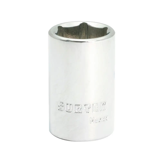 F5816HM Copa de 6 puntas, cuadrante 1/2" de 16 mm recubierta en Cr-Ni