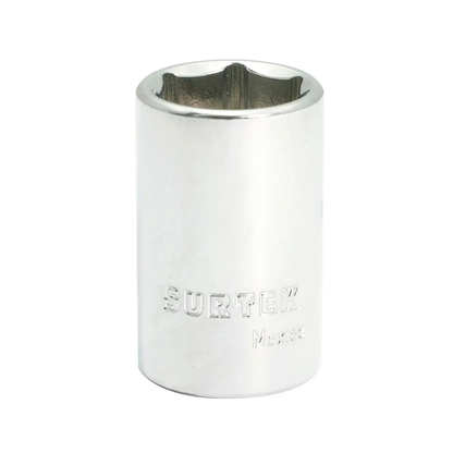 F5817HM Copa de 6 puntas, cuadrante 1/2" de 17 mm recubierta en Cr-Ni