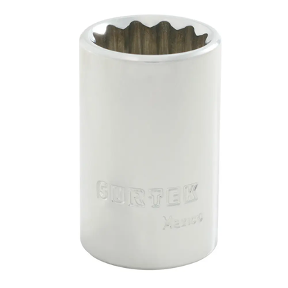 F5818M Copa de 12 puntas, cuadrante 1/2" de 18 mm recubierta en Cr-Ni