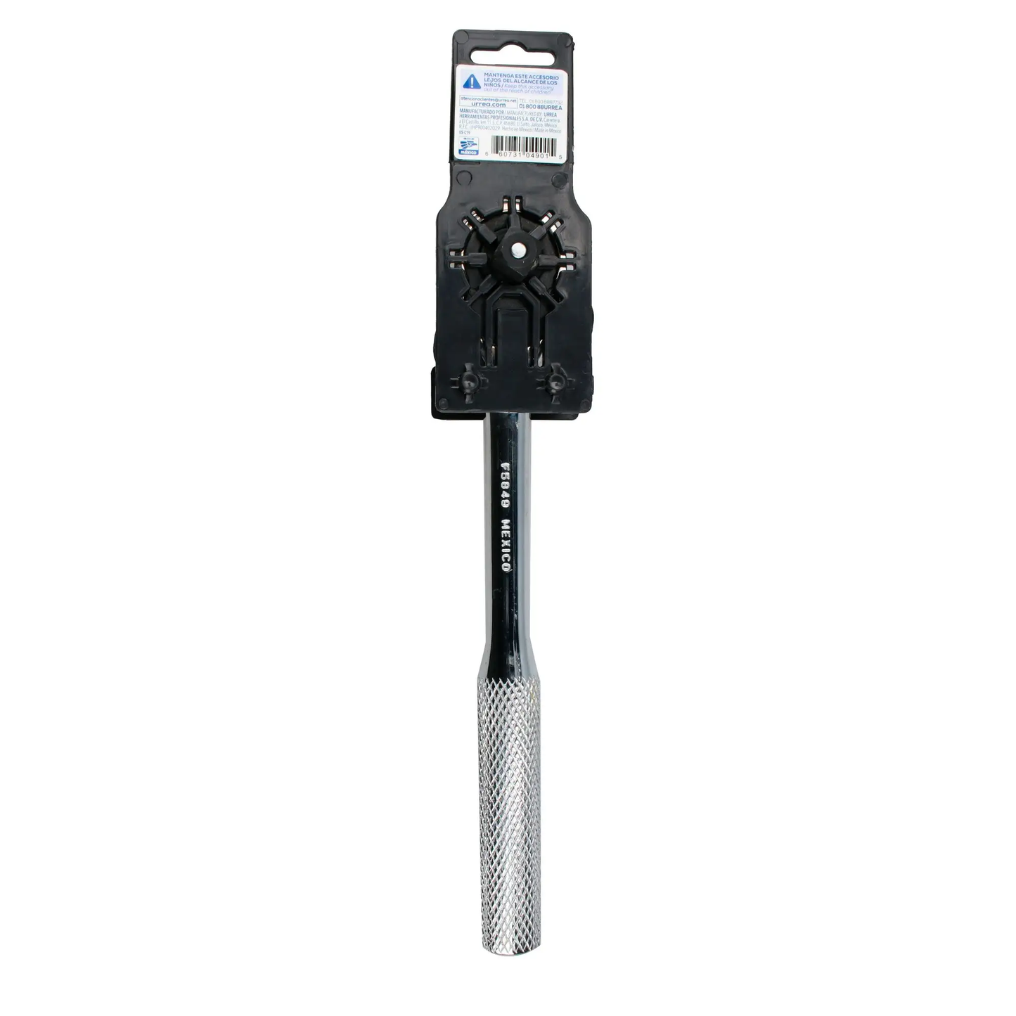 F5849 Ratchet 1/2" tipo pera mango moleteado