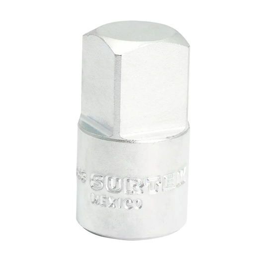 F5953 Adaptador para copas 1/2" hembra 3/4" macho, uso profesional, Surtek