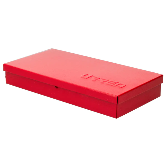 4725 Caja metálica usos múltiples color rojo 4" X 9" X 1", uso industrial, Urrea