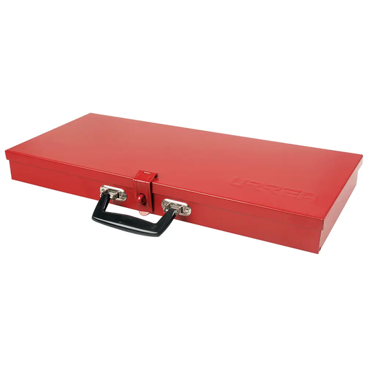 5495 Caja metálica usos múltiples color rojo 19" X 8" X 1", uso industrial, Urrea