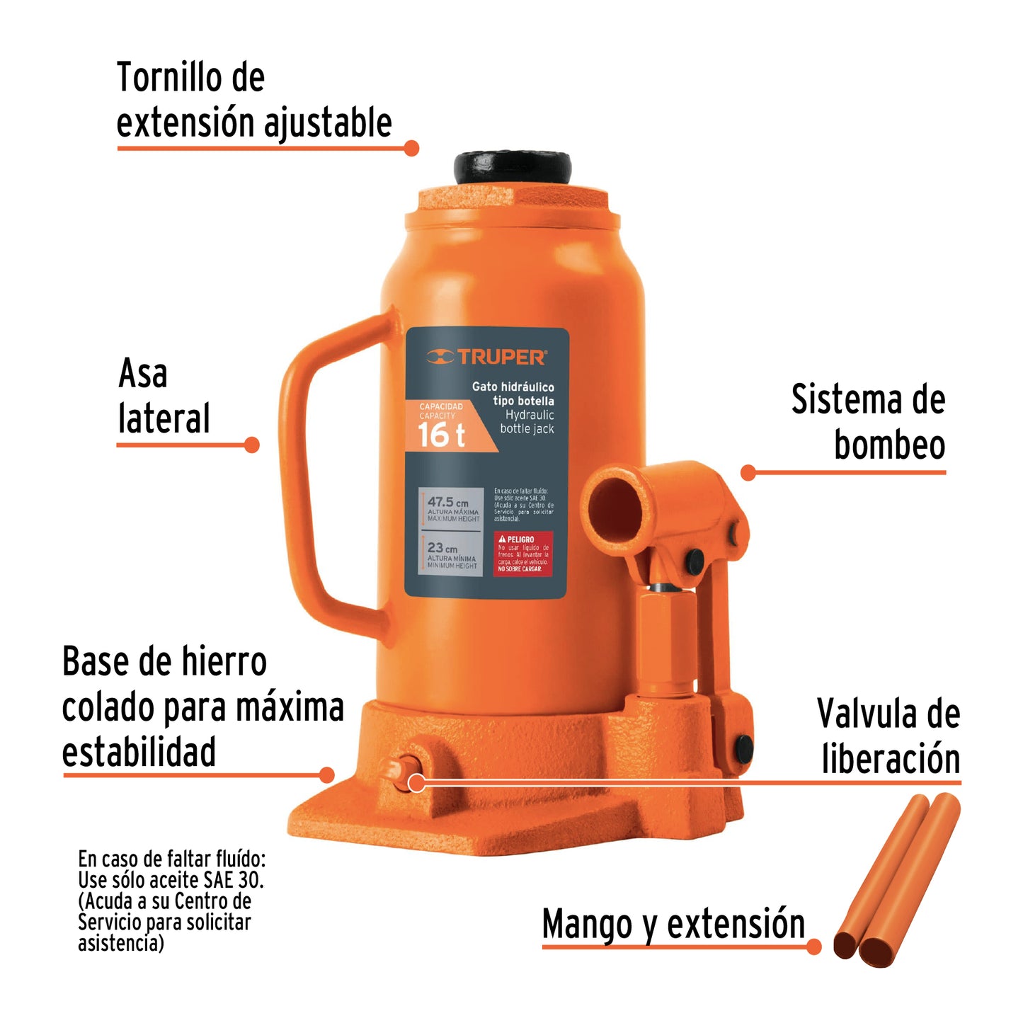 GAT-16 Gato de botella, 16 toneladas