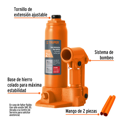GAT-2 Gato de botella, 2 toneladas