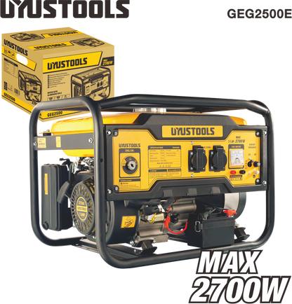 GEG2500E Generador eléctrico a gasolina con llave 2500W/2700W