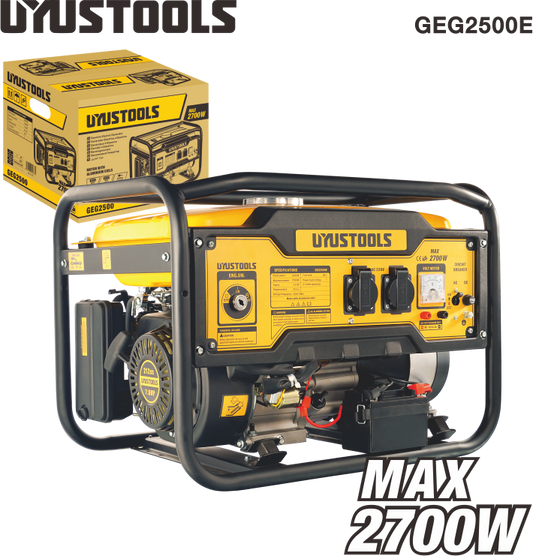 GEG2500E Generador eléctrico a gasolina con llave 2500W/2700W