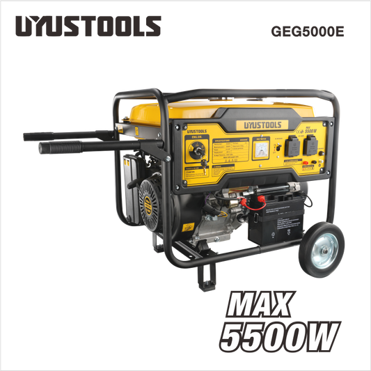 GEG5000E Generador eléctrico a gasolina con llave 5000W/5500W