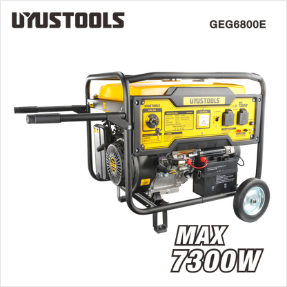 GEG6800E Generador eléctrico a gasolina con llave 460cc 6800W/7300W