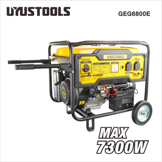 GEG6800E Generador eléctrico a gasolina con llave 460cc 6800W/7300W