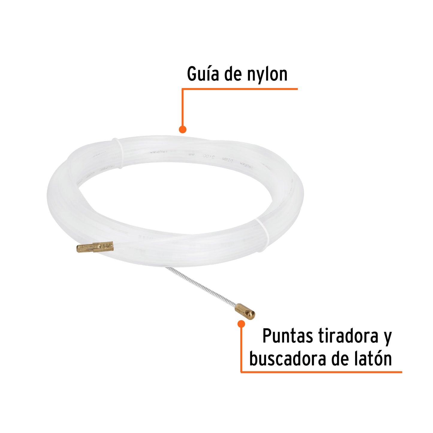 GNY-15 Sonda de nylon para cable 15 m