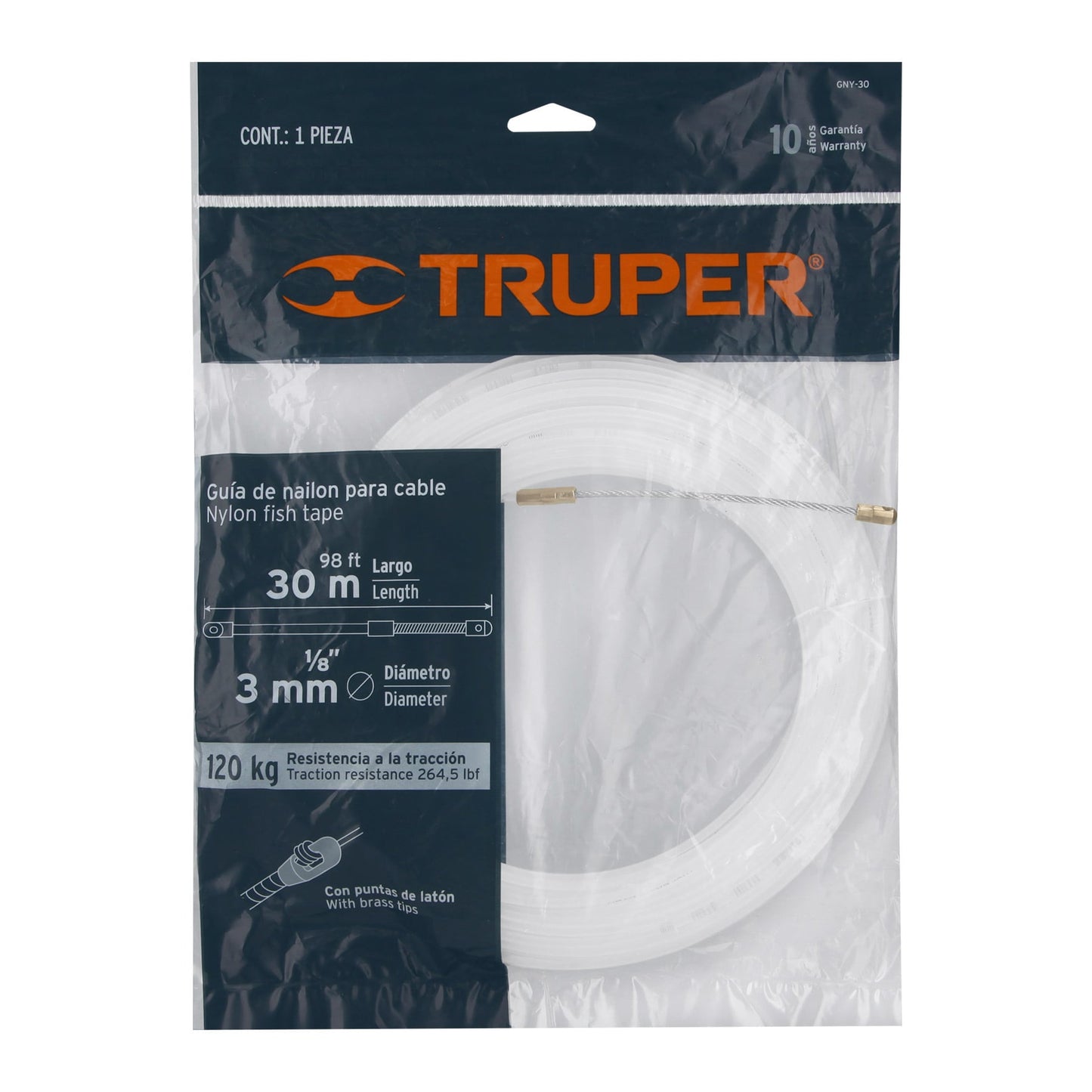 GNY-30 Sonda de nylon para cable 30 m