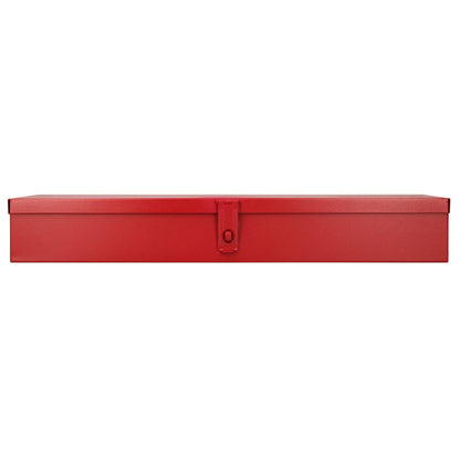 5696 Caja metálica de usos múltiples color rojo 23" X 9" X 3", uso industrial, Urrea