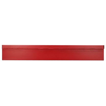 5696 Caja metálica de usos múltiples color rojo 23" X 9" X 3", uso industrial, Urrea