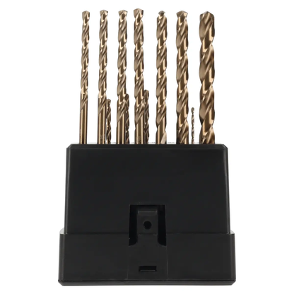 JBAV13 Juego de brocas HSS M35 cobaltadas 13 piezas