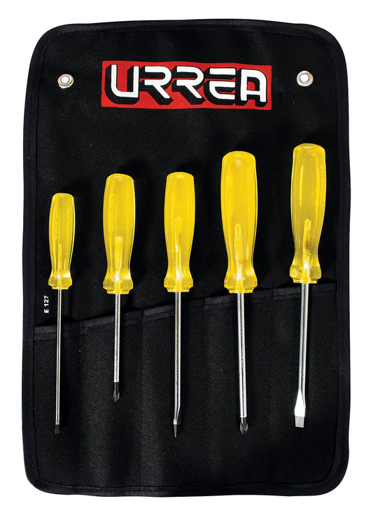 JBUD01 Juego de destornilladores ambar combinados 5 piezas