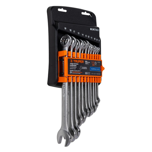 JC-11M-E Juego de 11 llaves métricas granalladas