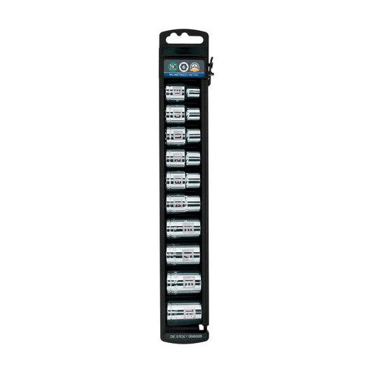 JD-1/2X10M Juego de copas, mando 1/2", 10 piezas, milimétricos