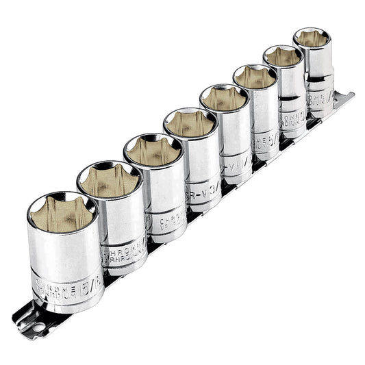 JD-1/2X9SAE-P Juego de copas, mando 1/2", 9 piezas, Pretul