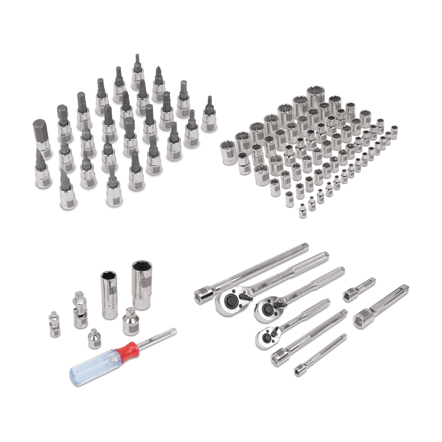 JD-103MP Juego de 103 piezas mixto, 1/4", 3/8", 1/2"