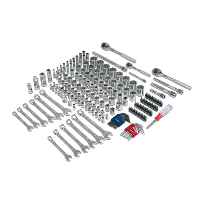 JD-199MP Juego de 199 piezas mixto, 1/4", 3/8", 1/2"