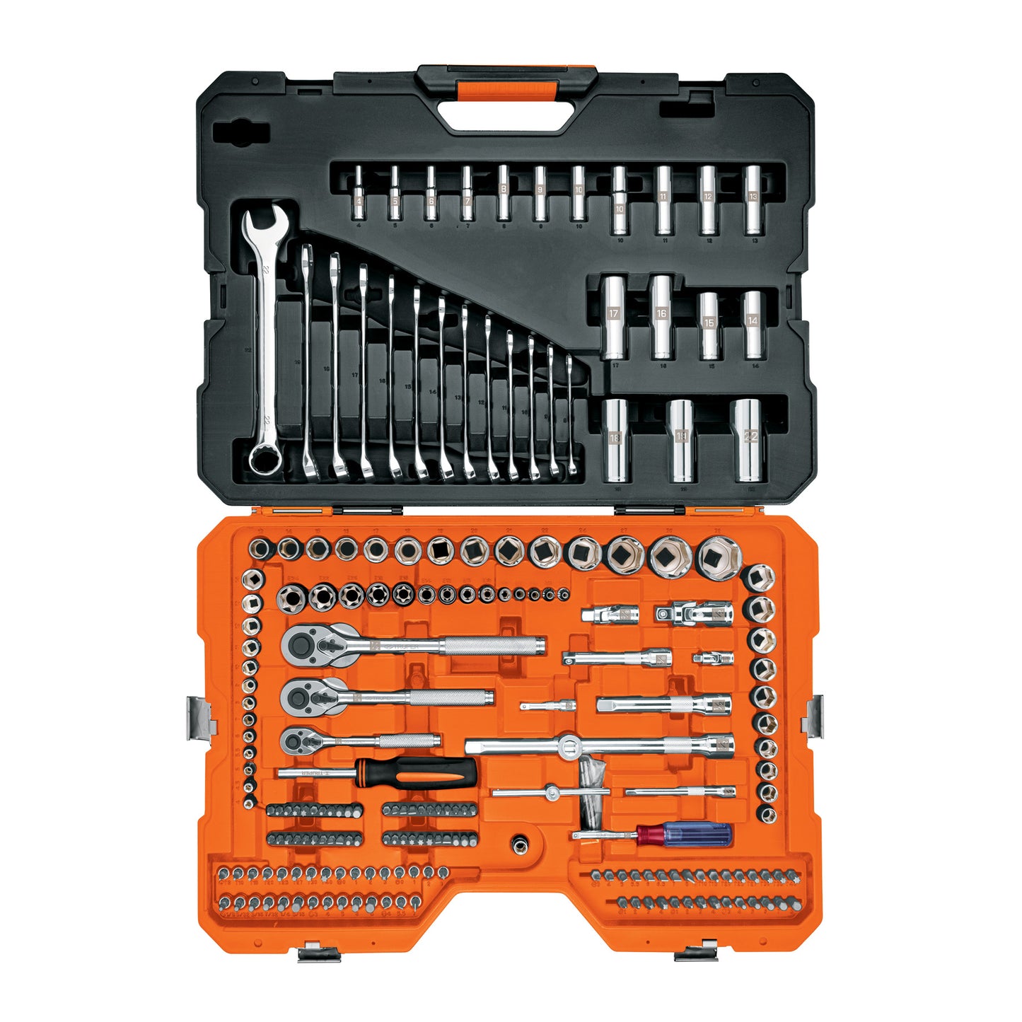 JD-210MP Juego de herramienta para mecánico, mixto, 210 piezas