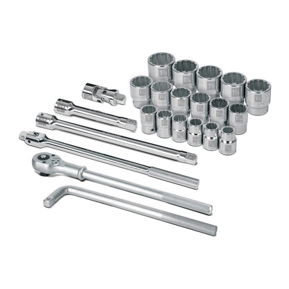 JD-3/4X24P Juego de herramienta para mecánico, std, 23 piezas