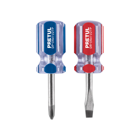 JDT-2TP Dúo destornilladores, tipo tatamaco, 2 piezas, PVC, Pretul