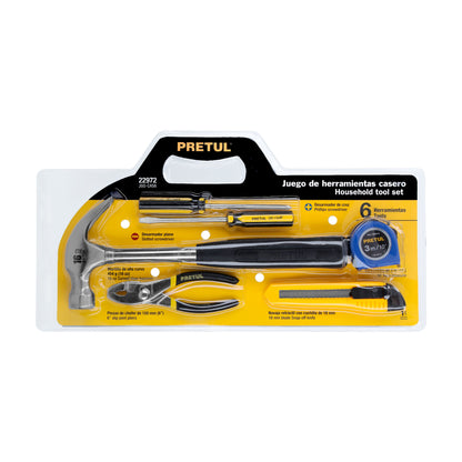 JGO-CAS6 Juego de herramientas, 6 piezas, Pretul