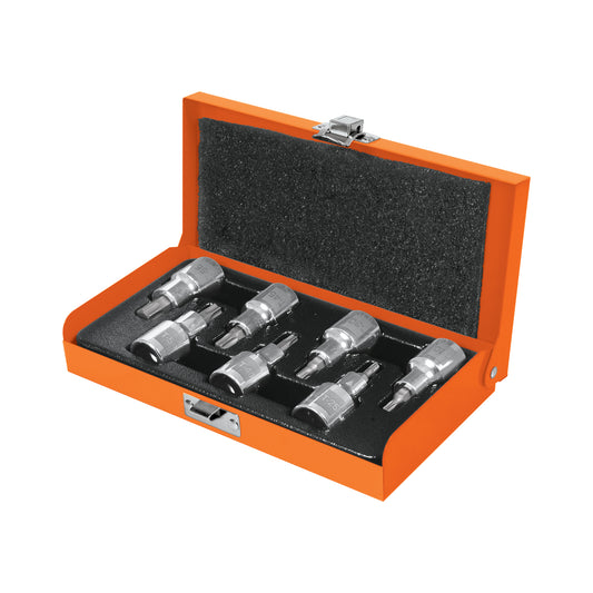 JPT-1/2X7 Juego de copas punta Torx, mando 1/2", 7 piezas