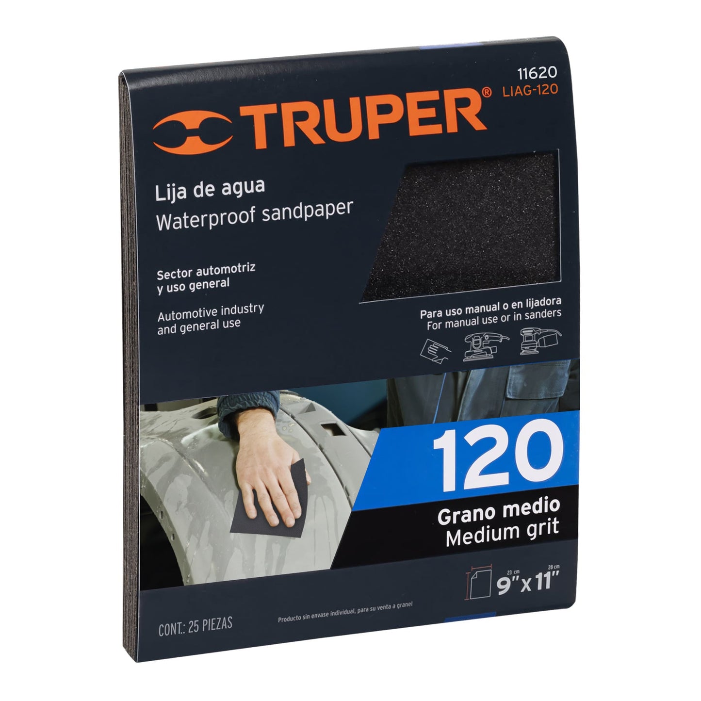 LIAG-120 Lija de agua, grano 120