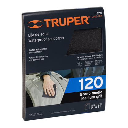 LIAG-120 Lija de agua, grano 120