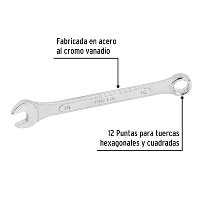 LL-1210MP Llave mixta mm, 10 x 120 mm, Pretul