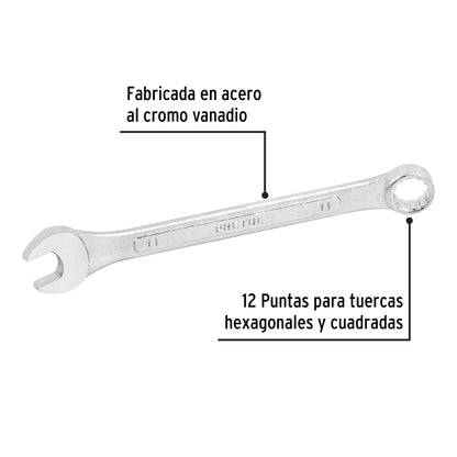 LL-1211MP Llave mixta mm, 11 x 130 mm, Pretul