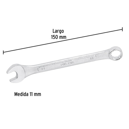 LL-1211MP Llave mixta mm, 11 x 130 mm, Pretul