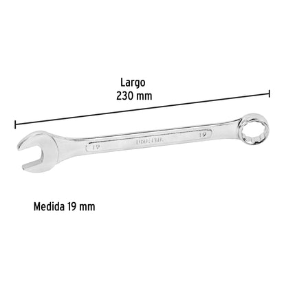 LL-1219MP Llave mixta mm, 19 x 230 mm, Pretul