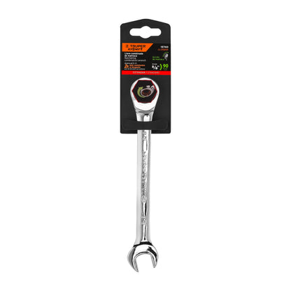 LL-2020X Llave mixta con ratchet, 5/8" x 202 mm, Truper Expert