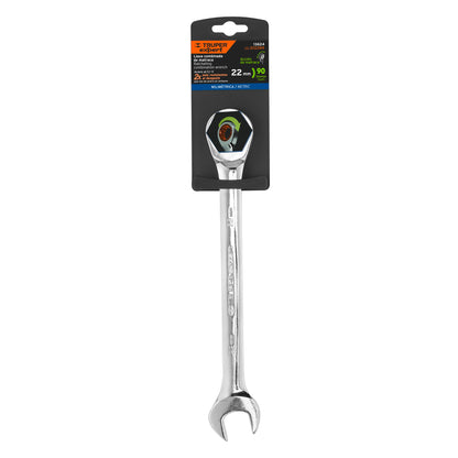 LL-1222MX Llave mixta con ratchet, milimétrica 22mm, TruperExpert
