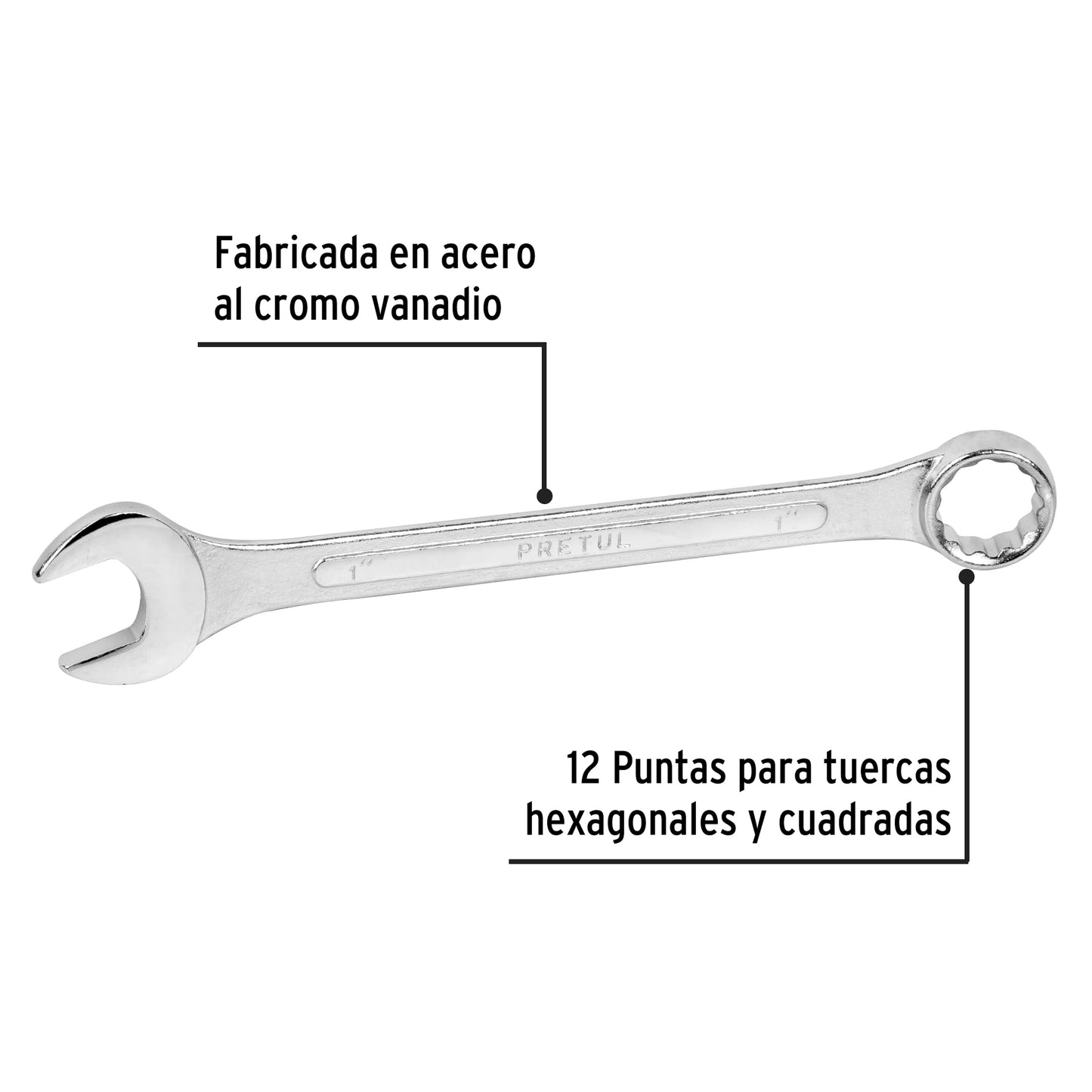 LL-1232P Llave mixta 1' x 330 mm, Pretul