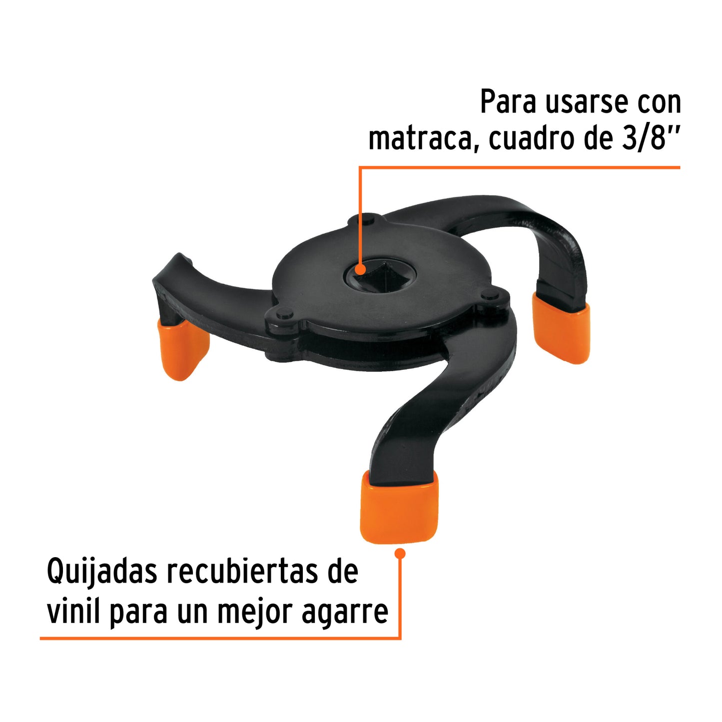 LL-3Q-FA Llave universal para filtro de aceite